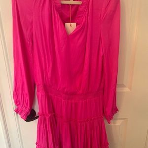 Skies are Blue Short Hot Pink Dress